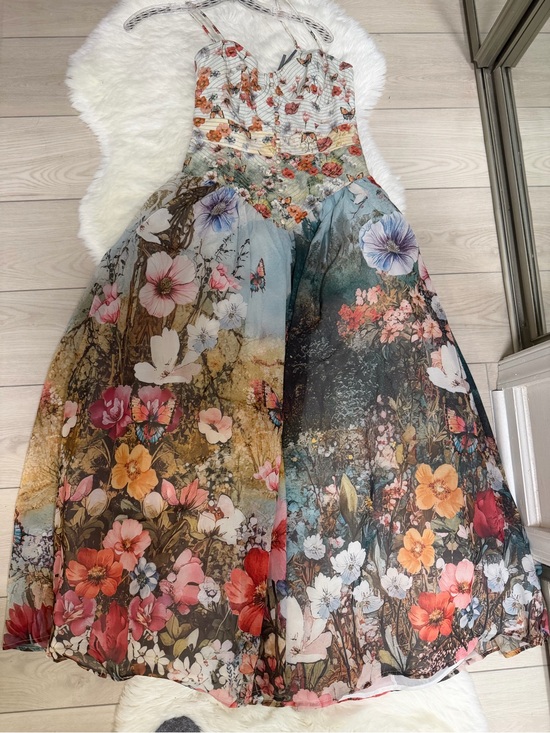 Anthropologie Dresses & Skirts - Anthropologie Muse Basque-Waist Midi Dress